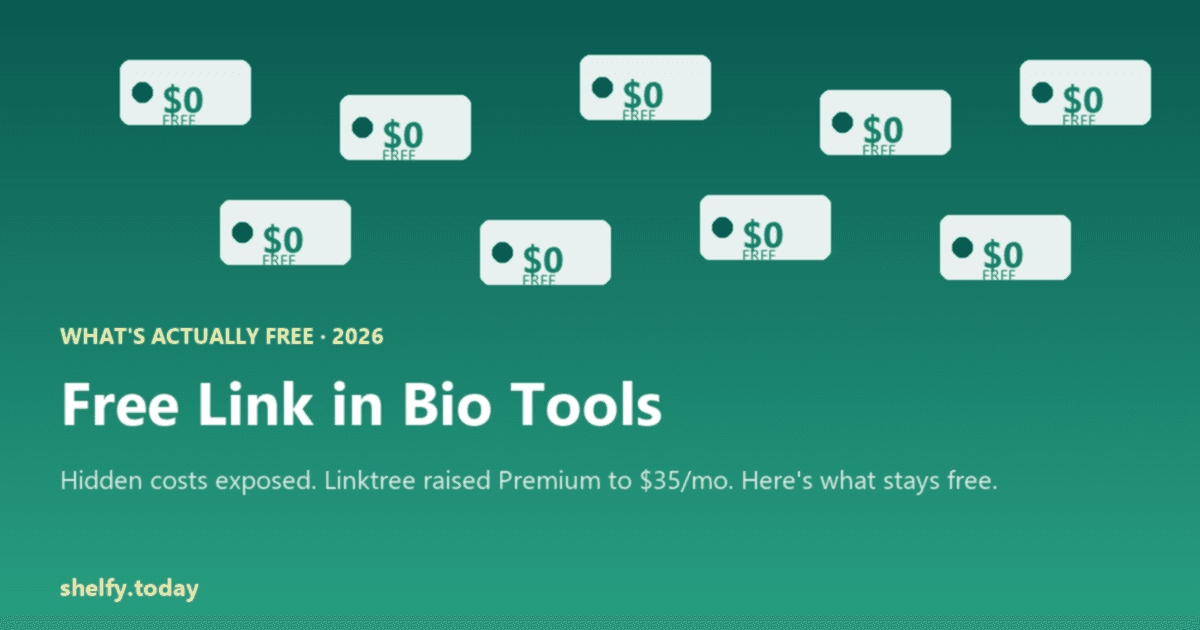 Cover Image for Free Link in Bio Tools (2026): What's Actually Free vs Hidden Costs