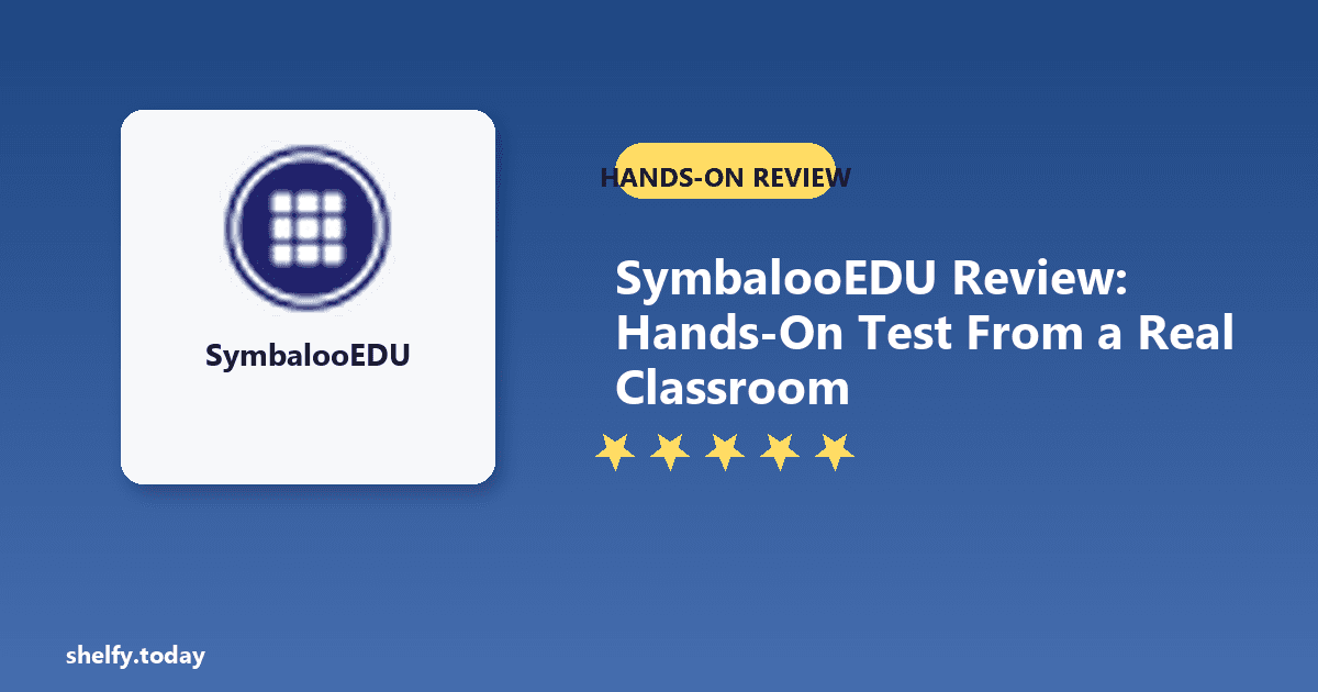 Cover Image for SymbalooEDU Review (2026): Hands-On Test From a Real Classroom